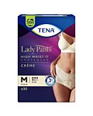 Tena Lady Pants Plus, Pannoloni per Donna, Colore Crema, Taglia Medium 30 pz