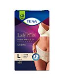 Tena Lady Pants Plus Mutandine assorbenti per donna, Colore Creme, Taglia L