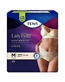 Tena Lady Pants Plus,  Majtki chłonne dla kobiet, Kolor Creme, Medium