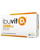 Ibuvit D3 2000 j.m., Witamina D, 30 kapsułek