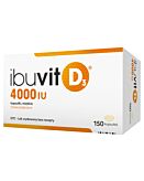 Ibuvit D3 4000 j.m., Witamina D, 150 kapsułek