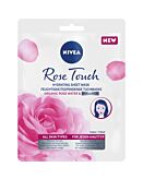 Nivea Rose Touch Nawilżająca Maska w płachcie z organiczną wdą różaną