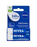 Nivea Pomadka do ust Original, Duopack 