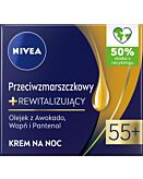 Nivea Przeciwzmarszczkowy + rewitalizujący Krem na noc 55+ 