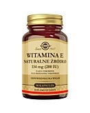 Solgar Naturalna witamina E 134 mg kapsułki