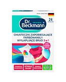 Dr. Beckmann Chusteczki wyłapujące kolor i brud 3w1, 24 szt.
