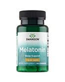 Swanson Melatonina 1 mg  Kapsułki, 120 szt.