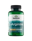 Swanson L-arginina Forte 850 mg, 90 Kapsułek