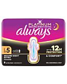 Always Ultra Platinum Night Duo Podpaski ze skrzydełkami, 8 szt.