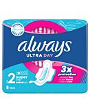 Always Ultra Super Plus Podpaski, 8 szt.