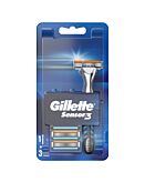 Gillette Blue3 Rączka + 3 Wkłady