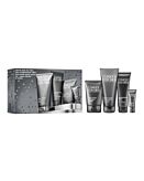 Clinique For Men Great Skin Essentials Set: gel detergente viso + esfoliante viso + crema anti-età per contorno occhi + emulsione idratante viso