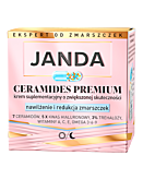 Janda Ceramides Premium Krem suplementacyjny o zwiększonej skuteczności Nawilżenie i redukcja zmarszczek