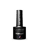 Claresa Top Matt No Wipe matowy top utwardzający do lakieru hybrydowego bez przemywania, 5g