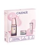 Caudalie Resveratrol-Lift Spring Zestaw: serum liftingująco-ujędrniające + krem do twarzy + krem pod oczy