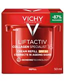 Vichy Liftactiv Collagen 16 Krem do twarzy SPF50, Refill 