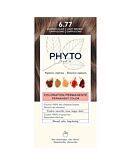 Phyto Phytocolor Farba do włosów, 6.77 Jasne Brązowe CapuCCino 