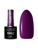 Claresa Soak Off UV/LED Purple lakier hybrydowy 619, 5g