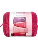 Caudalie Set Winter Pouch: Gel detergente VinoHydra 30ml + Crema VinoHydra 15ml + Balsamo labbra 4,5 g + Balsamo corpo 30ml
