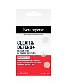 Neutrogena Clear & Defend+ Cerotti per Imperfezioni, 24 Pezzi