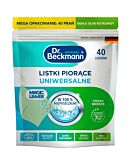 Dr. Beckmann Magic Leaves Listki piorące uniwersalne Fresh Breeze, 40 szt.