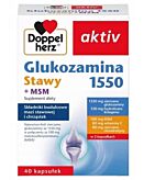 Doppelherz Activ Glukozamina 1550 Stawy + MSM, kaspułki, 40 szt.