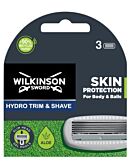 Wilkinson The Body Trimmer Ostrza do maszynki do golenia, 3szt.