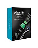 Wilkinson Sword Set: rasoio Hydro 5 + gel da barba Sensitive + balsamo dopobarba Sensitive