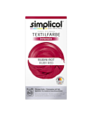 Simplicol Colorante per tessuti intenso, Rosso Rubino