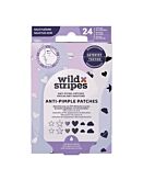 Wild Stripes Anti-pimple Patches Holo Clear (Salicydic Acid) Plastry na wypryski, 24 szt.