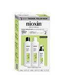 Nioxin System 2, Zestaw oczyszczający do włosów naturalnych, mocno przerzedzonych
