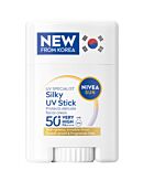 Nivea Sun Silky UV Stick, Crema solare in stick, 50+ PA++++