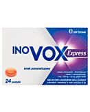Inovox Express 2 mg + 0,6 mg +1,2 mg Smak pomarańczowy Pastylki twarde, 24 szt.