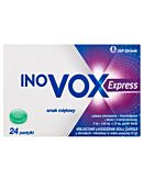 Inovox Express 2 mg + 0,6 mg +1,2 mg Smak miętowy Pastylki twarde, 24 szt.