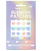 Face Facts Blemish Patches Holograficzne Plasterki na niedoskonałości, Serduszka 