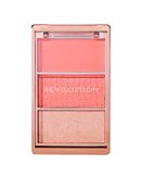 Makeup Revolution Blush Icon Palette Paleta róży, Authentic Peach 