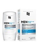 AA Men Sensitive Gel-compress dopobarba rinfrescante e riparatore per pelle molto sensibile