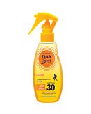 Dax Sun, transparentny spray do opalania SPF 30 Active+, triger, 200 ml