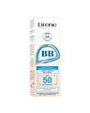 Lirene BB Nawilżający krem koloryzujący SPF 50, 01 Natural