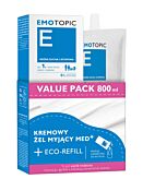 Emotopic Zestaw (Kremowy żel myjący + Refill)
