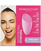 Dermofuture Piccola spazzola sonica rosa + Gel micellare