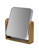 Life Specchio Trucco con Base in Bambù