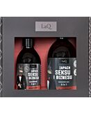 Laq Set Profumo di Sesso e Affari: Gel 500 ml + Shampoo 300 ml