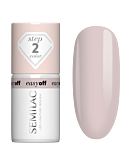 Semilac Lakier do paznokci Easy Off, L12 Almond Milk