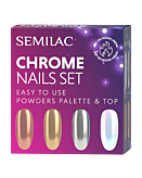 Semilac Set Chrome per Unghie