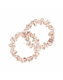 Cat&Cat Set di 2 elastici in seta Slim, Beige