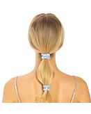 Cat & Cat Set di Due Elastici di Seta per Capelli, Azzurro 2 pz