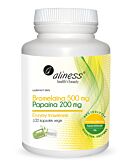 Aliness Bromelanina 500 mg/ Papaina 200 mg, kapsułki, 100 szt.