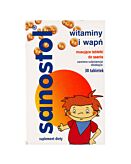Sanostol Witaminy i Wapń, Tabletki musujące do ssania