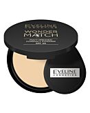 Eveline Wonder Match SPF 30 Cipria Compatta, 02